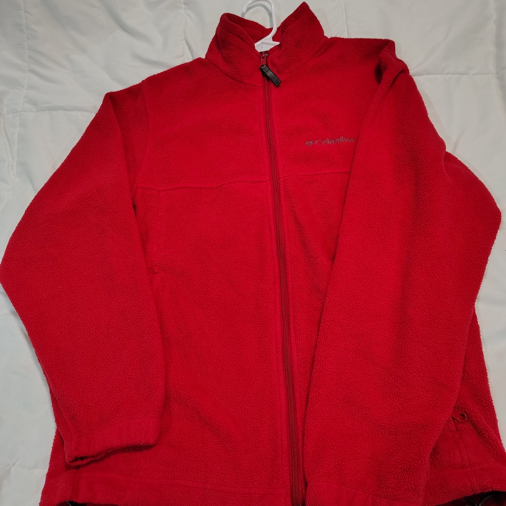 Columbia Men's Red Fleece Jacket